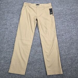 Oakley Perf 5 Utility Pant 2.0 Mens 34x30 Beige Rye Stretch‎ Nylon Casual Pants